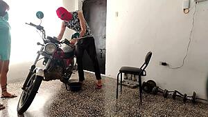 innocent neighbor shocks him with her wild side