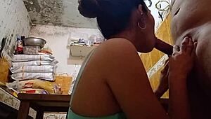 She sucks carrot top to bottom before surprise fuck recording