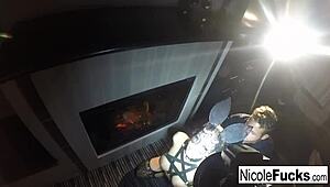 nicole aniston sizzles in exclusive behind-the-scenes hardcore titty fuck angle