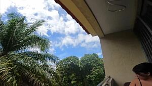 Stepsister's White Booty Squeezed After Long Time She Changes Comfortably!