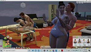 lucky dude's cock vanishes in thick asian's wide hips swallowing deep