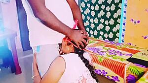 stepdad sneaks dirty telugu talk while fucking indian stepdaughter hard