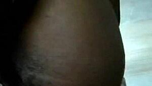 Young Horny Ebony Teen Rips Clothes for Free Pussy Exposure