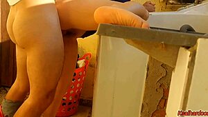 Married Housewife Pays Technician with Tight Pussy