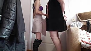 We masturbate together moan cum hard homemade girls fly style