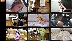 Freshman Solana Hits Mandatory Hitachi Orgasms - Can She Handle It!