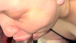 Crazy Redhead Devours Monster BBC in Steamy Shower