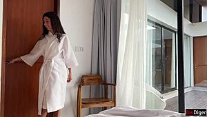 Katty West kicks off morning POV girlfriend fuck