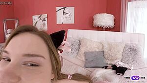 Alice Klay rips clothes paws shaved pussy with toys