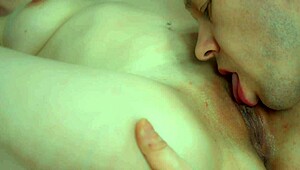 Prurient Man Licks Brunette Milf Pussy Juicy Tits Orgasm Lingerie Passion