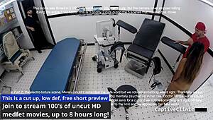 Melany Lopez endures lesbian nurse torment with toys vibrator handcuffs heels and screaming in hospital