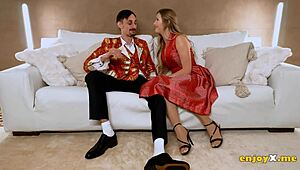 blond with trimmed pussy luvs deepthroatin manstick unbridled n sexy as fuck