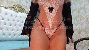 Latina Blonde In Lingerie Dances Sensually With Big Tits And Ass