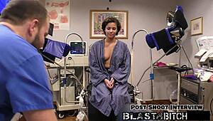 Doctor Cums Hard in Rebel Wyatt's Pussy During Close-Up Hospital Fuck