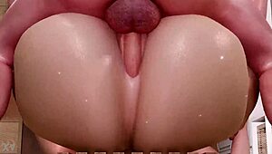 Chun Li Fights Then Fucks Colleague in Street Anal Dream