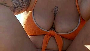 flashing homemade beach tits to buy stuff with boobs outside