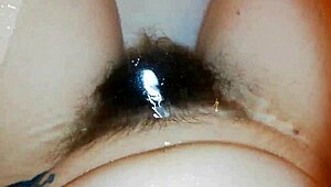 Discover the wild underwater world of a super hairy bush fetish