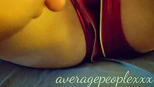 my fat bbw milf pussy throbs from toy then tongue creampie