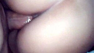 Venezuelan latina's huge ass bent over doggystyle hammered by monster cock in hotel room