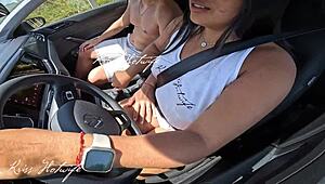 i gave a stranger a ride then sucked his cock so good in the car