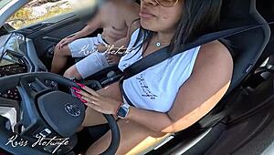 i gave a stranger a ride then sucked his cock so good in the car