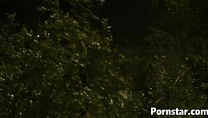 Taylor Rain's shaved ass roughly anal banged creampie facial finish