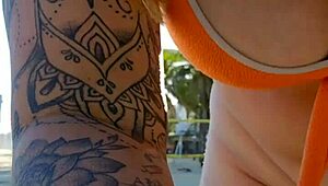 flashing homemade beach tits to buy stuff with boobs outside