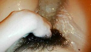 Discover the wild underwater world of a super hairy bush fetish