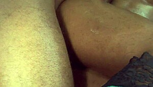 Oiled Ebony Milf's Massive Booty Worshipped Before Big Cock Cums On Her Pussy