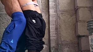 University Escape for Secret Latina Stepsister Outdoor Fuck