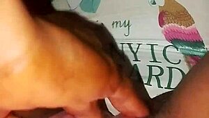 En-Chan Demonstrates Three Fingers Technique Deep Inside! Part 1