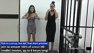 Nurse Aria Nicole Craves Patient's Shaved Pussy POV!