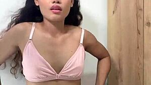 that HORNY LATINA PRINCESS rams her TIGHT PUSSY with toy till she cums hard