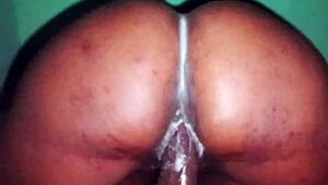 bbw amateur twerks juicy ass on bbc after deep pussy fisting