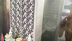 i invaded my college friend's shower and came in skinny latina's tight pussy doggystyle outdoor