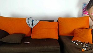 Interactive Casting: Cute Tattooed Colombian Nerd Fucks Big Ass on Camera