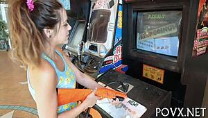 Zoe Foxx slurps cock rough in hardcore pov blowjob