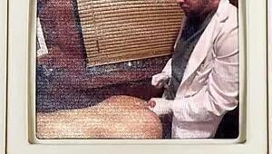 ready to blast nurse blaire celeste's shaved pussy with hot jizz in hospital?