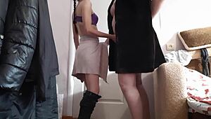 We masturbate together moan cum hard homemade girls fly style