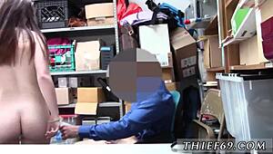 Suspected teen thief, ready for extreme anal threesome punishment?