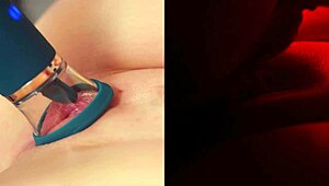 honeyplaybox toy laps clit like a real eager tongue on wet pussy