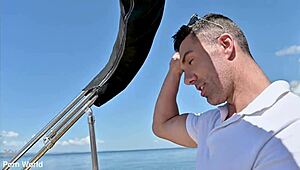 Candee Licious and Veronica Leal Feel Deep Lesbian Desire Onboard