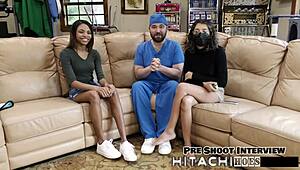 Freshman Solana Hits Mandatory Hitachi Orgasms - Can She Handle It!