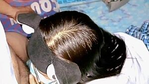 secret garage fuck with classmate turns into deepthroat licking frenzy