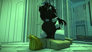 roblox slut hammered by monster black cock in hardcore bitch pounding