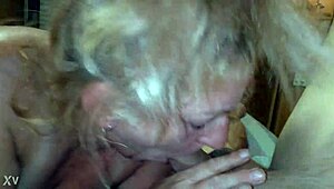 Watch this horny milf wife suck monster cock and beg for hot cumshot!