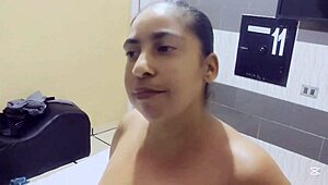 22 year old college girl fucks two friends doggystyle big ass