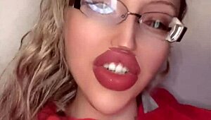 Russian crossdresser in glasses and lipstick full fetish storyline movie