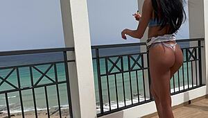 I Tightened My Dress Roommate Couldn't Resist Shower Fuck