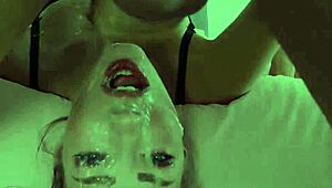 Sloppy Upside Down Throat Fuck Balls Deep Facefucking Submissive Slut